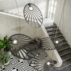 Lampa wisząca LEHDET czarna