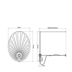 Lampa wisząca LEHDET czarna