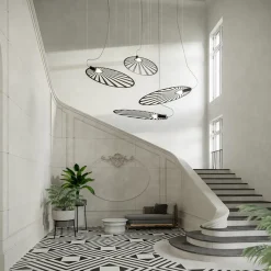 Lampa wisząca LEHDET czarna