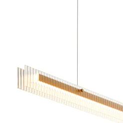 Lampa wisząca LONGIN-120 LED złoty 120  cm