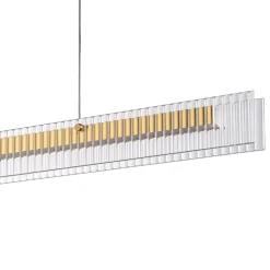 Lampa wisząca LONGIN-120 LED złoty 120  cm