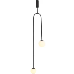 Lampa wisząca Loop czarna 123 cm