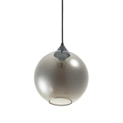 Lampa wisząca LOVE BOMB szara 25 cm