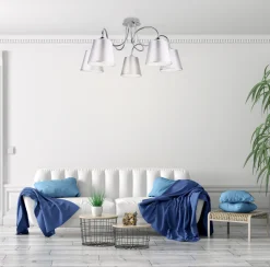 Lampa wisząca Luk 5x40W E14 chrom