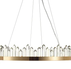 Lampa wisząca LUSSO LED złota 60 cm