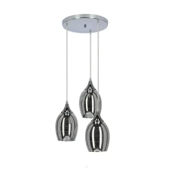 Lampa wisząca Marina talerz 3x60W E27 chrom