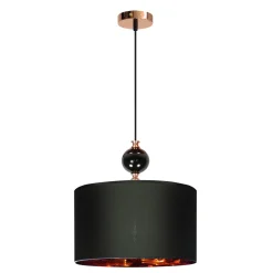 Lampa wisząca Melba 1x60W E27 czarny