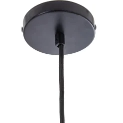 Lampa wisząca metalowa miedziana