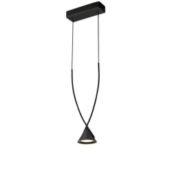 Lampa wisząca MIA LED czarna 15,5 cm