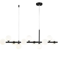 Lampa wisząca MINI MOON czarna 100 cm