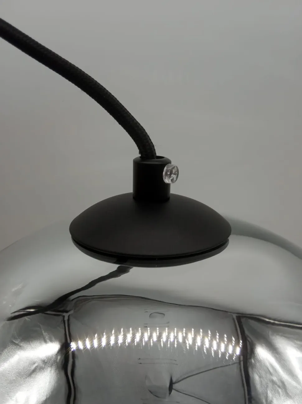 Lampa wisząca MIRROR GLOW S srebrna 25cm