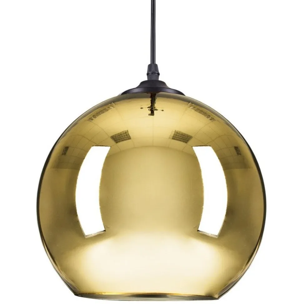 Lampa wisząca MIRROR GLOW - L złota 40cm