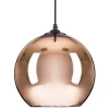 Lampa wisząca MIRROR GLOW - M miedziana30cm