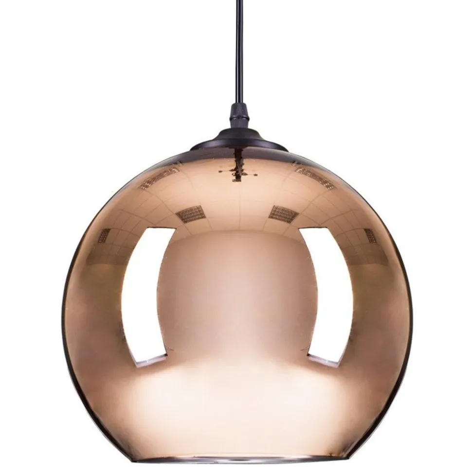 Lampa wisząca MIRROR GLOW - S miedziana25 cm