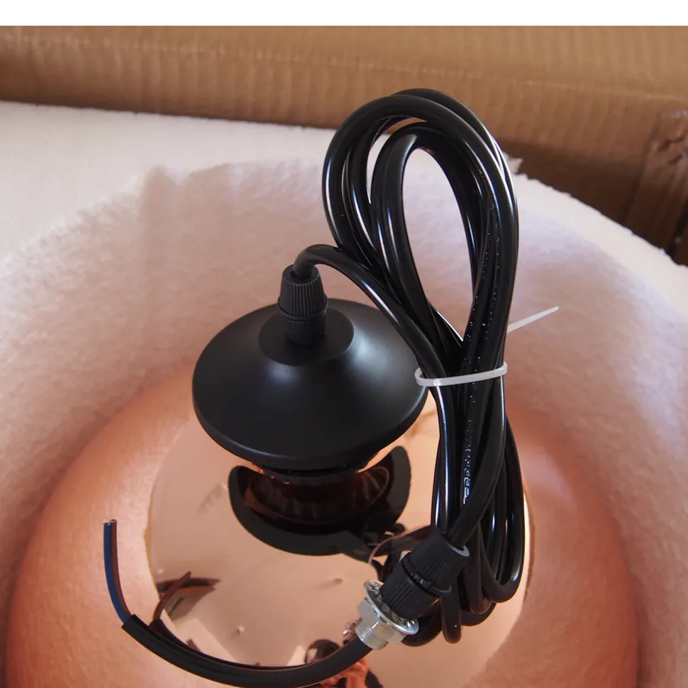 Lampa wisząca MIRROR GLOW - S miedziana25 cm