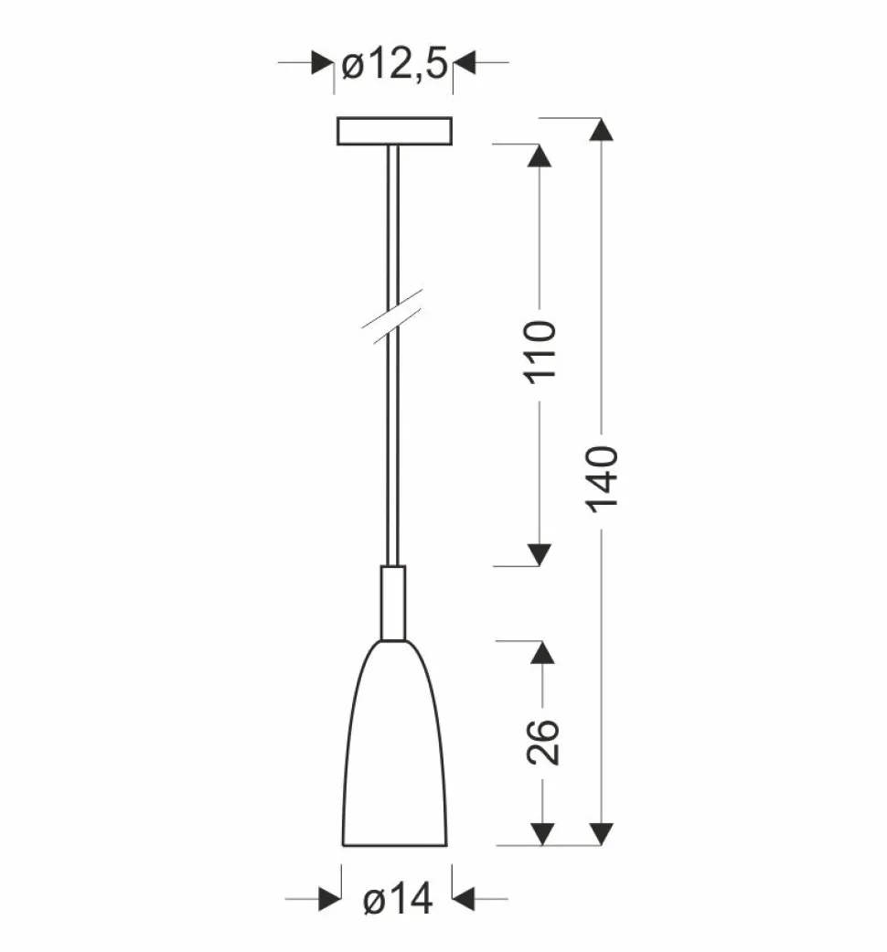 Lampa Wisząca Modena Złoty 14,5