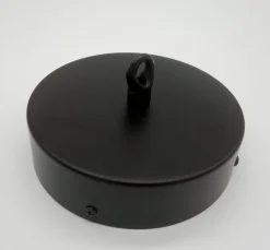 Lampa wisząca MODERN ORCHID-6 bursztynowo czarna 130 cm