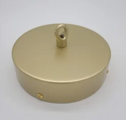 Lampa wisząca MODERN ORCHID-6 złoto transparentna 130 cm