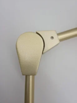 Lampa wisząca MODERN ORCHID-6 złoto transparentna 130 cm