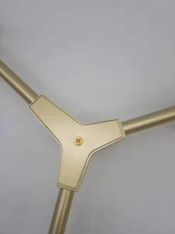 Lampa wisząca MODERN ORCHID-6 złoto transparentna 130 cm