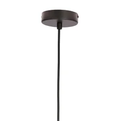Lampa wisząca MOLDO czarny 1x40W E27  klosz dymiony