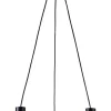Lampa wisząca More 3x40W E27 czarny  matowy