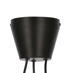 Lampa wisząca More 3x40W E27 czarny  matowy