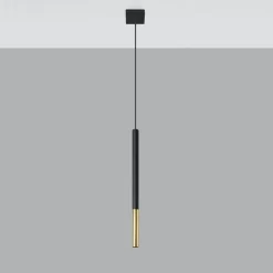 Lampa wisząca MOZAICA 1 czarny/złoto