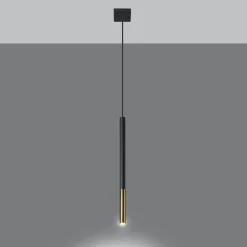 Lampa wisząca MOZAICA 1 czarny/złoto