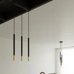 Lampa wisząca MOZAICA 1 czarny/złoto