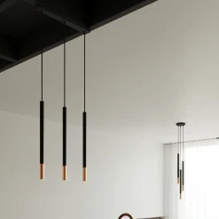 Lampa wisząca MOZAICA 3P czarny/miedź