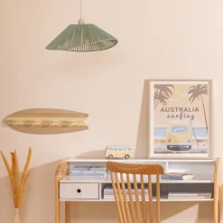 Lampa wisząca Myha niebieska