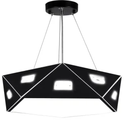 Lampa wisząca Nemezis # #  pięciokatny  42 24W LED 4000K czarny