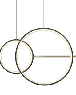 Lampa wisząca NEW AGE LED czarna 120 cm