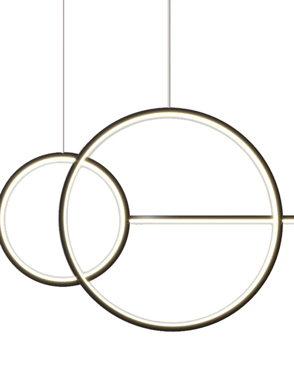 Lampa wisząca NEW AGE LED czarna 120 cm