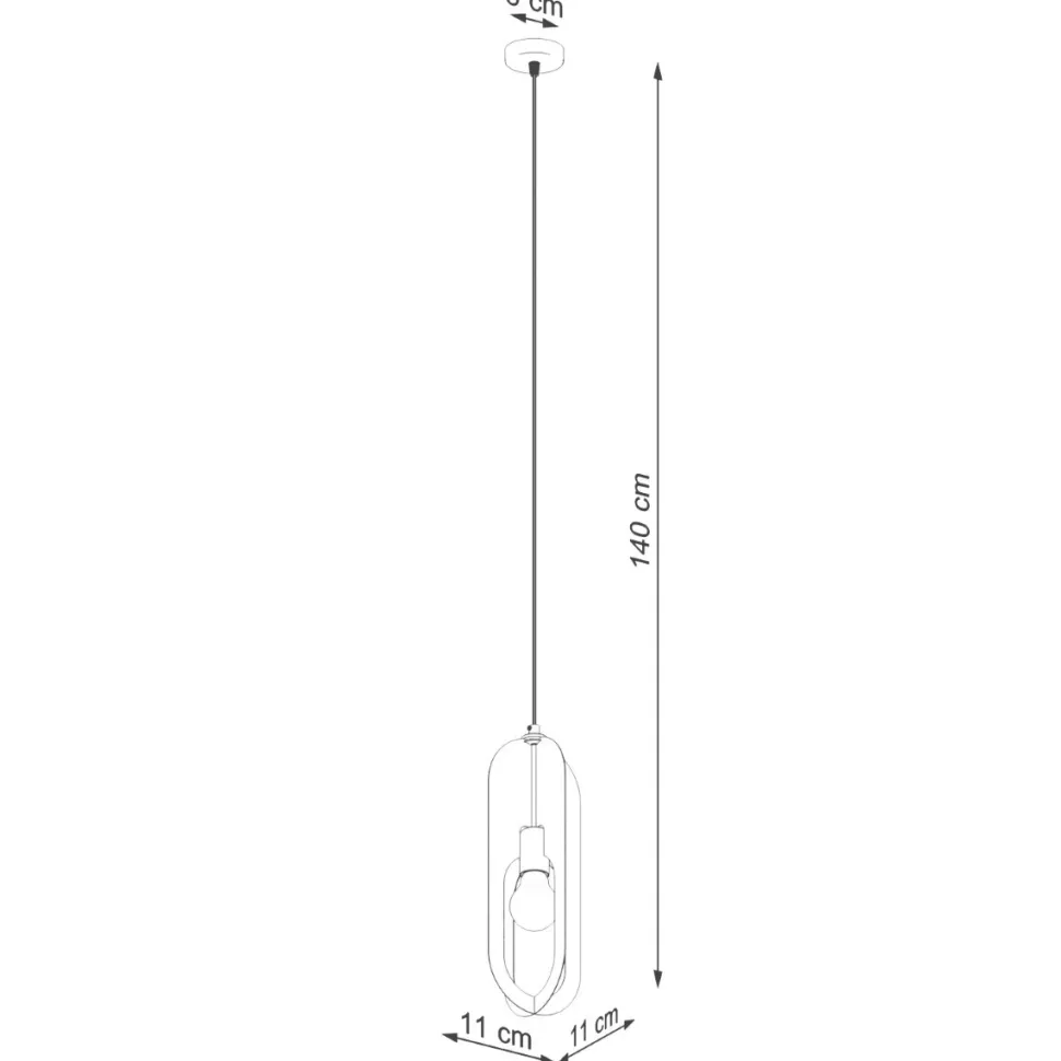 Lampa wisząca NICUS 1 biała