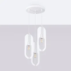 Lampa wisząca NICUS 3P biała