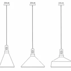Lampa wisząca NORDIC WOODY biało-drewniana 35 cm