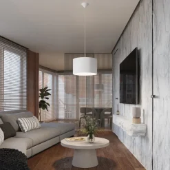 Lampa wisząca NOVA 40 biała