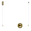 Lampa wisząca O-LINE LED 63 cm mosiądz