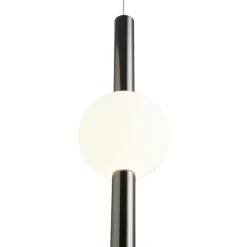 Lampa wisząca O-LINE LED 93 cm czarna