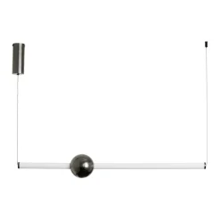 Lampa wisząca O-LINE LED 93 cm czarna