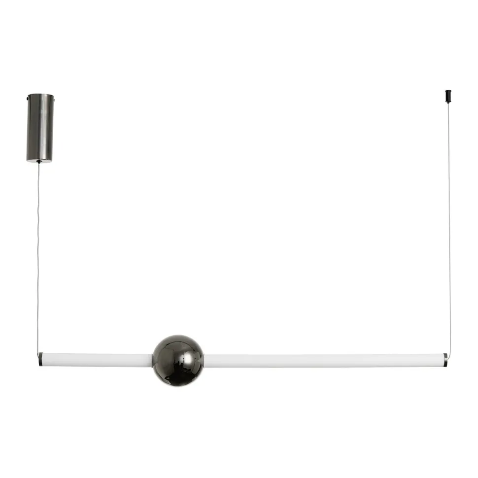 Lampa wisząca O-LINE LED 93 cm czarna