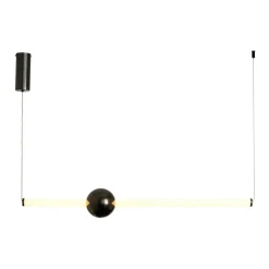 Lampa wisząca O-LINE LED 93 cm czarna