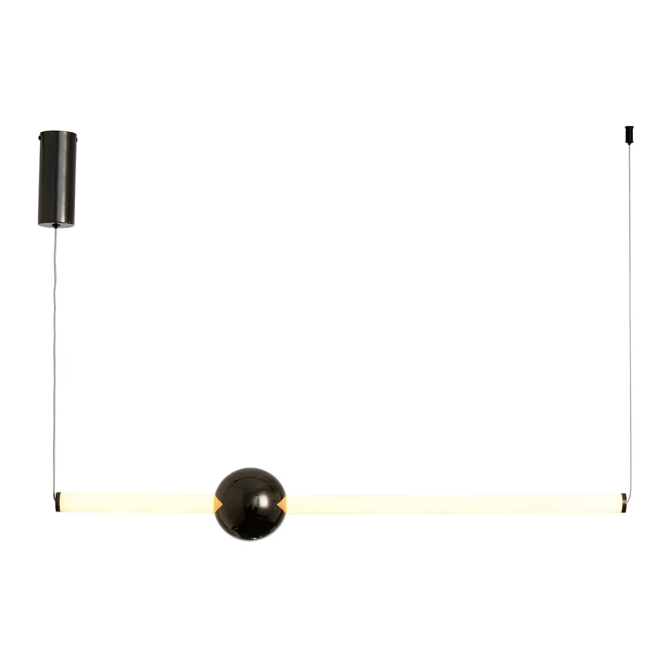 Lampa wisząca O-LINE LED 93 cm czarna
