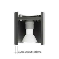 Lampa wisząca ORBIS 1 szary