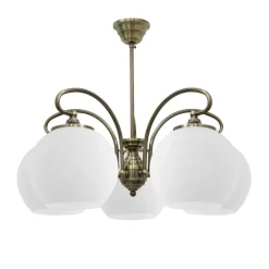 Lampa wisząca Orbit 5x60W E27 patynowa miedź