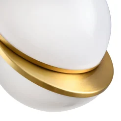 Lampa wisząca ORBITA biało złota 20 cm