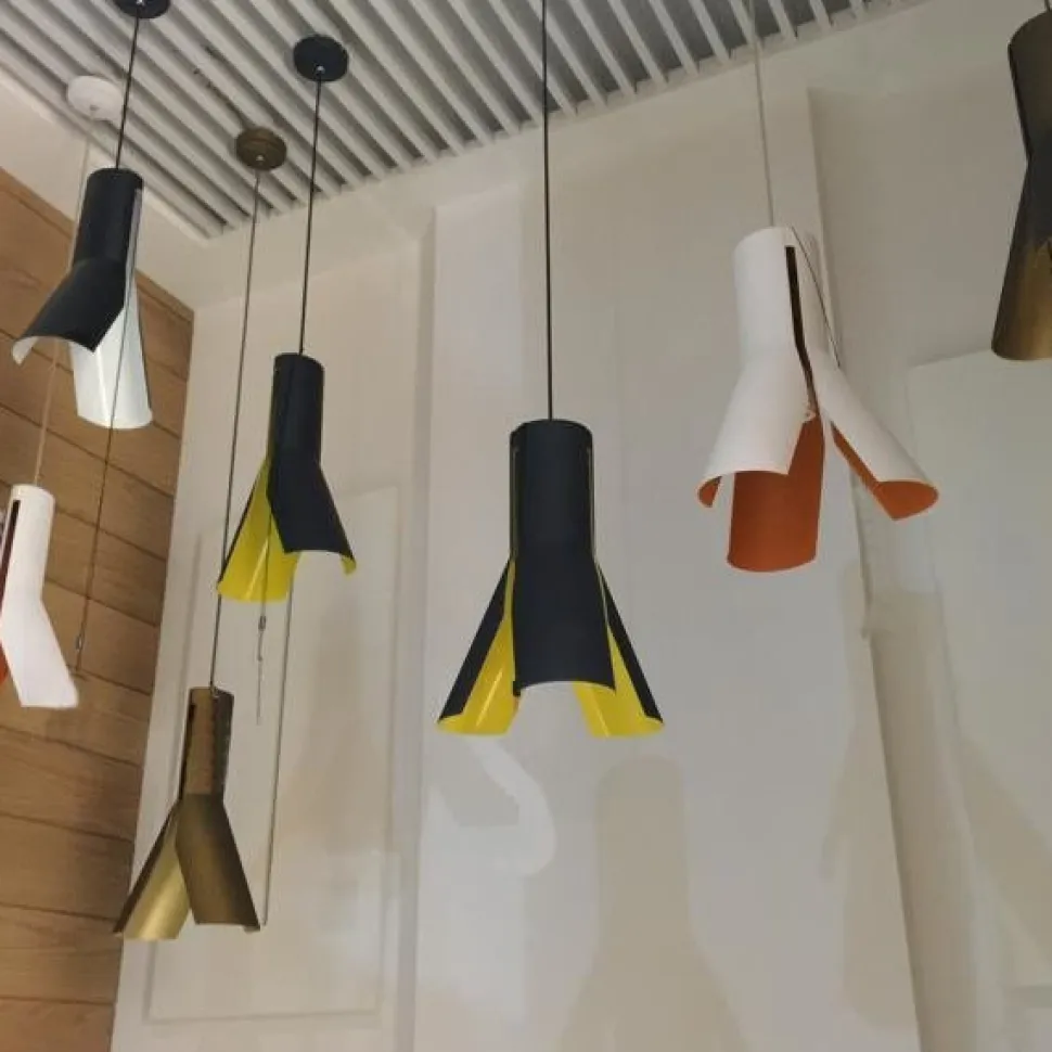 Lampa wisząca Origami Design 1 biały/czarny