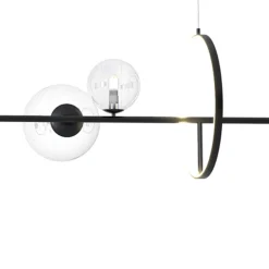 Lampa wisząca ORION LONG-120 czarna 120cm